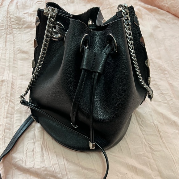 Zara Handbags - Zara Black bucket bag